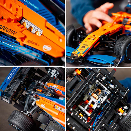 Zestaw Lego Tech McLaren Formula 1 2022 samochód wyścigowy dla dorosłych - 42141