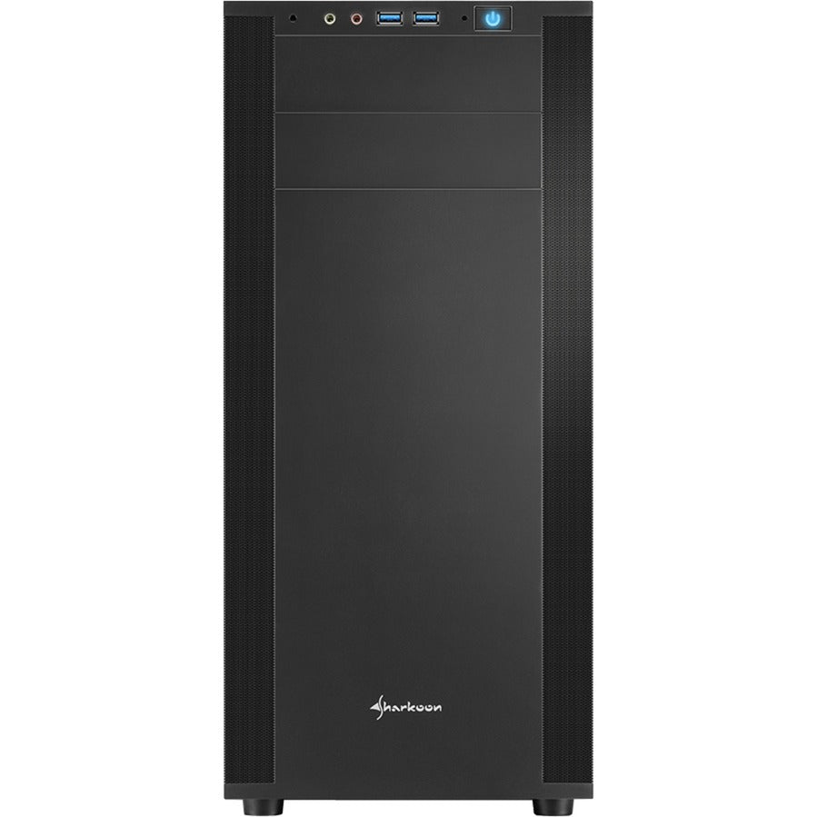 Obudowa midi tower Sharkoon m25-v (czarna | 2x USB-A)