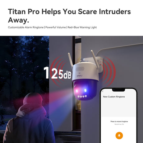 Kamera bezpieczeństwa Imou Titan Pro 6mp (biała, 6 mp (3200x1800), poe, wifi 6)