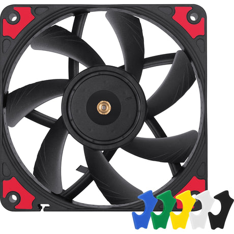Wentylator do obudowy wymiennej Noctua nf-a12x15 pwm chromax.black. (czarny, 120 x 120 x 15 mm)