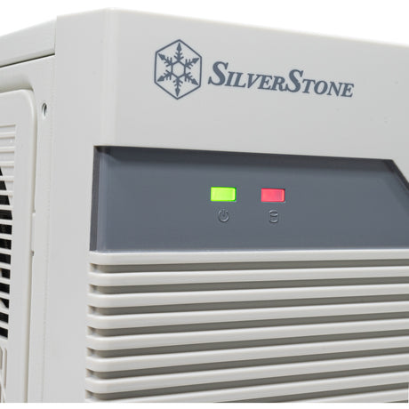 Obudowa Silverstone FLP01 HTPC (kremowa | 2x USB-A | 1x USB-C)