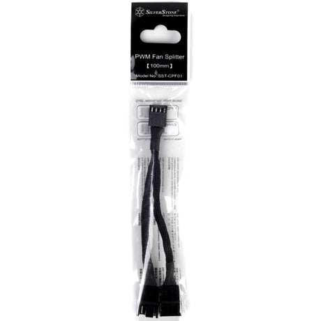 Kabel rozdzielający Silverstone sst-cpf01 (czarny, 10 centymetrów)