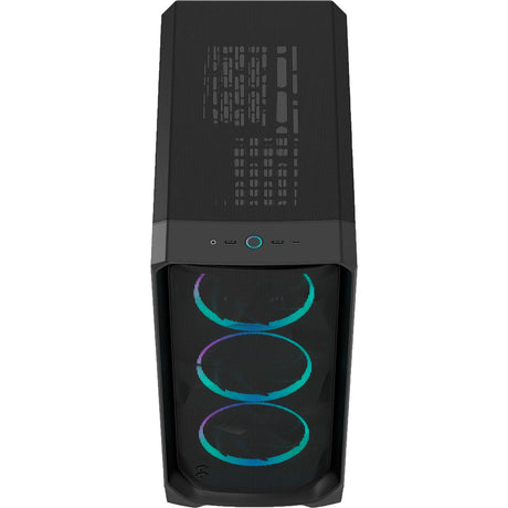 Konstrukcja fractal meshify 3 obudowa midi tower rgb (czarna | 2x usb-a | 1x usb-c | rgb | szkło hartowane)