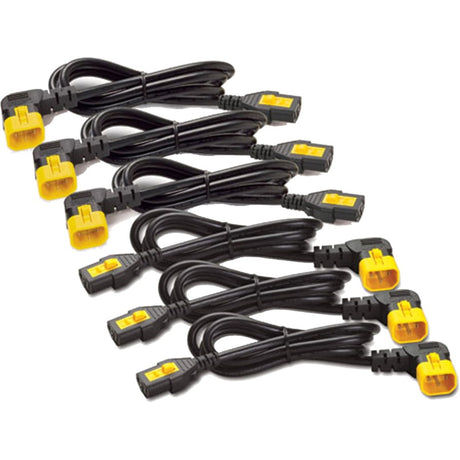 Zestaw kabli zasilających APC c13-c14 iec (6 sztuk, 1,2 m, ap8704r-ww)