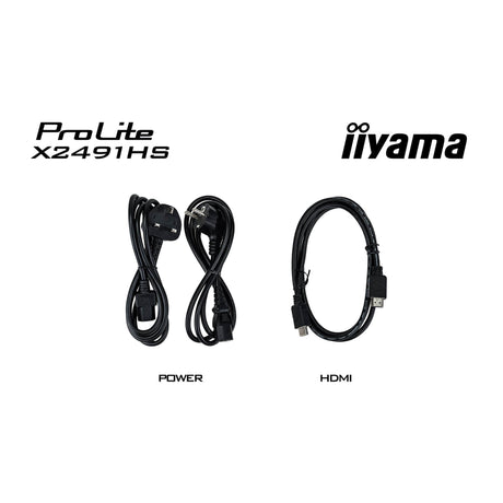 Monitor Iiyama prolite x2491hs-b1 23.8 (czarny, 120 Hz, HDMI, Display Port, audio)