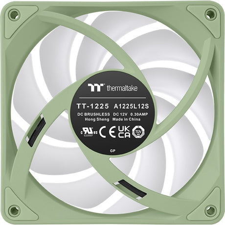 Thermaltake ct120 ex Reverse argb Sync wentylator chłodzący komputer Matcha Green (zestaw 3 wentylatorów) wentylatory do obudowy (jasnozielony, 3 sztuki, 120 x 120 x 25 mm, pwm)