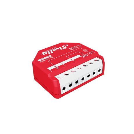 Shelly wave 1pm eu lr schakelaar (rood, z-wave, z-wave+)