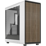 Obudowa Midi Tower o konstrukcji fraktalnej North XL (biały kolor drewna | 2x USB-A | 1x USB-C | szkło hartowane)