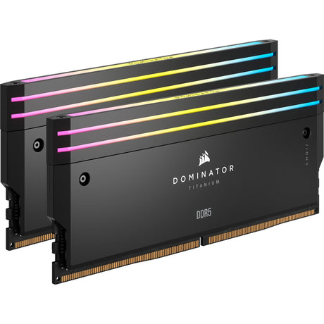 Corsair Dominator Titanium RGB 64 GB DDR5-6400 (2x 32 GB) RAM (czarny, cmp64gx5m2b6400c32, xmp 3.0)