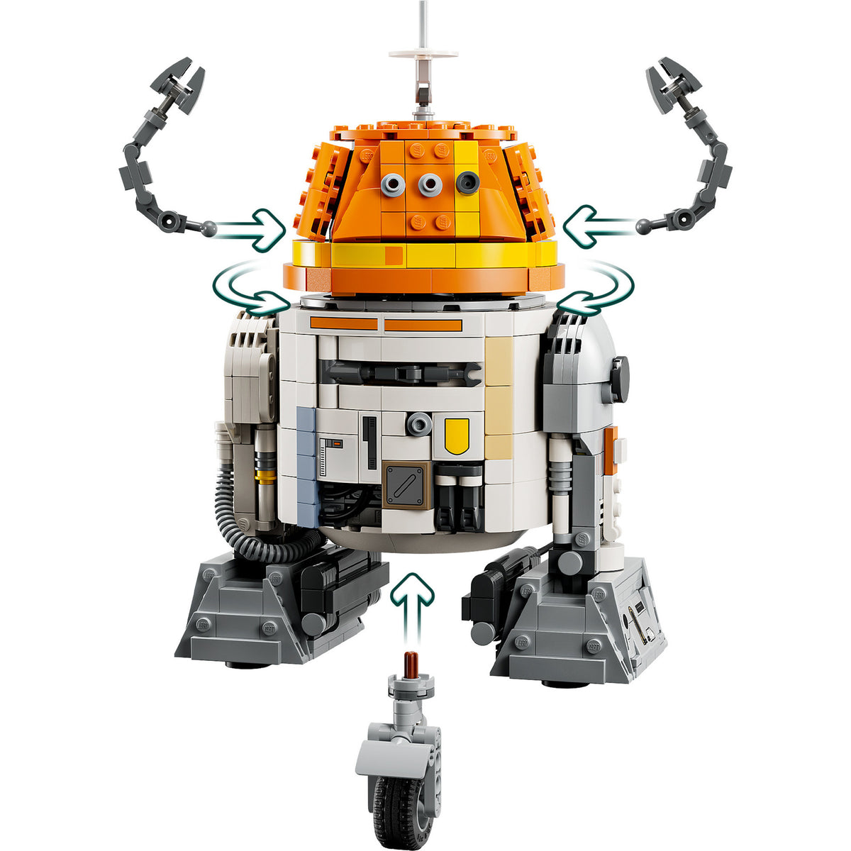 Lego ® star wars: śmigłowiec Ahsoka™ (c1-10p)™ droid astromechaniczny - 75416