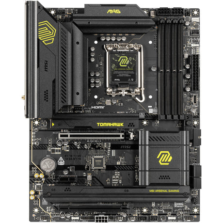 Płyta główna MSI Mag B860 Tomahawk WiFi Socket 1851 (RAID, 5 GB-LAN, WiFi 7, BT, dźwięk, ATX)