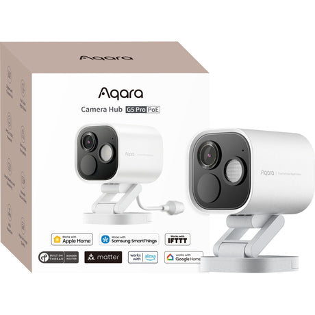 Hub kamery Aqara g5 pro poe (biały, kolorowy noktowizor)