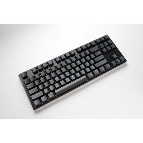 Klawiatura mechaniczna Ducky one 3 classic tkl rgb (czarna, układ amerykański (qwerty), wiśnia mx cicha czerwona, 80% (tkl), diody rgb, double-shot pbt, hot-swap, mechanika szarlatanu)