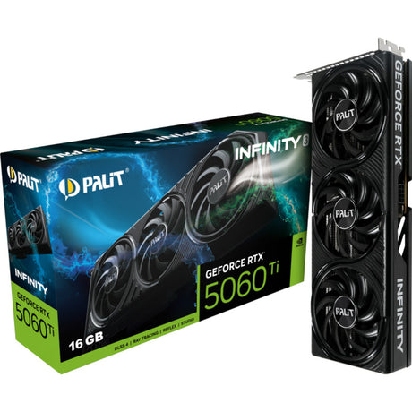 Karta graficzna Palit GeForce RTX 5060 Ti Infinity 3 16 GB (DLSS 4, 3x Display Port, 1x HDMI 2.1)