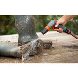 Pistolet natryskowy z dyszą czyszczącą Gardena Premium - metalowy - do czyszczenia i podlewania