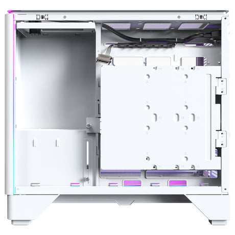 Obudowa midi tower Montech king 15 pro (biała | 2x USB-A | 1x USB-C | RGB | okienko)