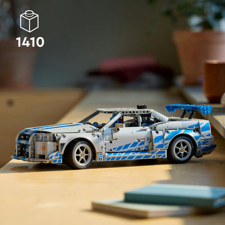 Lego® Technic 2 Szybki i wściekły Samochód Nissan Skyline GT-R (R34) - 42210