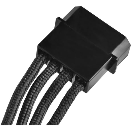 Adapter Silverstone 4-pin molex > 4x 15-pin sata (czarny, pp07-btsb)