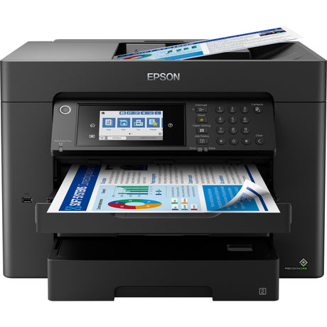 Epson Workflow wf-7840dtwf uniwersalna drukarka atramentowa z funkcją faksu (skanowanie, kopiowanie, faksowanie, LAN, Wi-Fi)