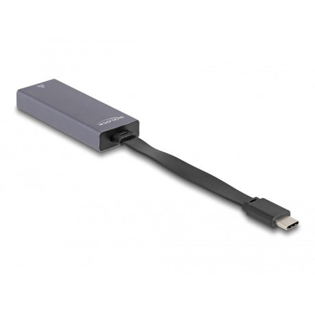 Delock Adapter sieciowy USB-C > 2.5 Gigabit LAN Slim (szary)