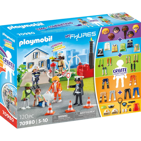 Figurki Playmobil - moje figurki: zabawki konstrukcyjne z misją ratunkową (70980)