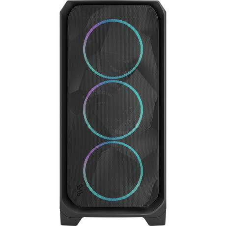 Konstrukcja fraktalna meshify 3 xl rgb duża obudowa typu tower (czarna | 2x usb-a | 1x usb-c | rgb | szkło hartowane)