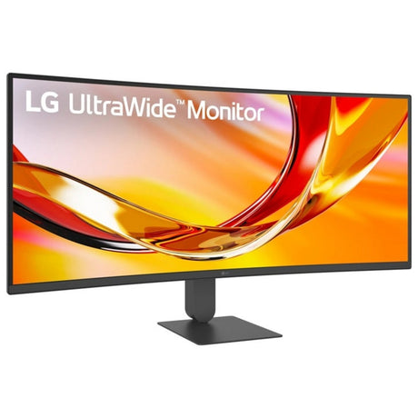 Lg ultrawide 34u640b-b 34 curved monitor (zwart, 1x displayport, 2x hdmi, 1x usb-c, 2x usb-a, 144 hz)