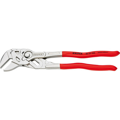 Knipex 86 03 250 klucz szczypcowy - 250 mm - chromowany - szerokość klucza do 52 mm 2 cale - pokryty tworzywem sztucznym