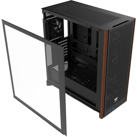 Obudowa Thermaltake S370 WS MIDI Tower (czarna | 2x USB-A | 1x USB-C | szkło hartowane)