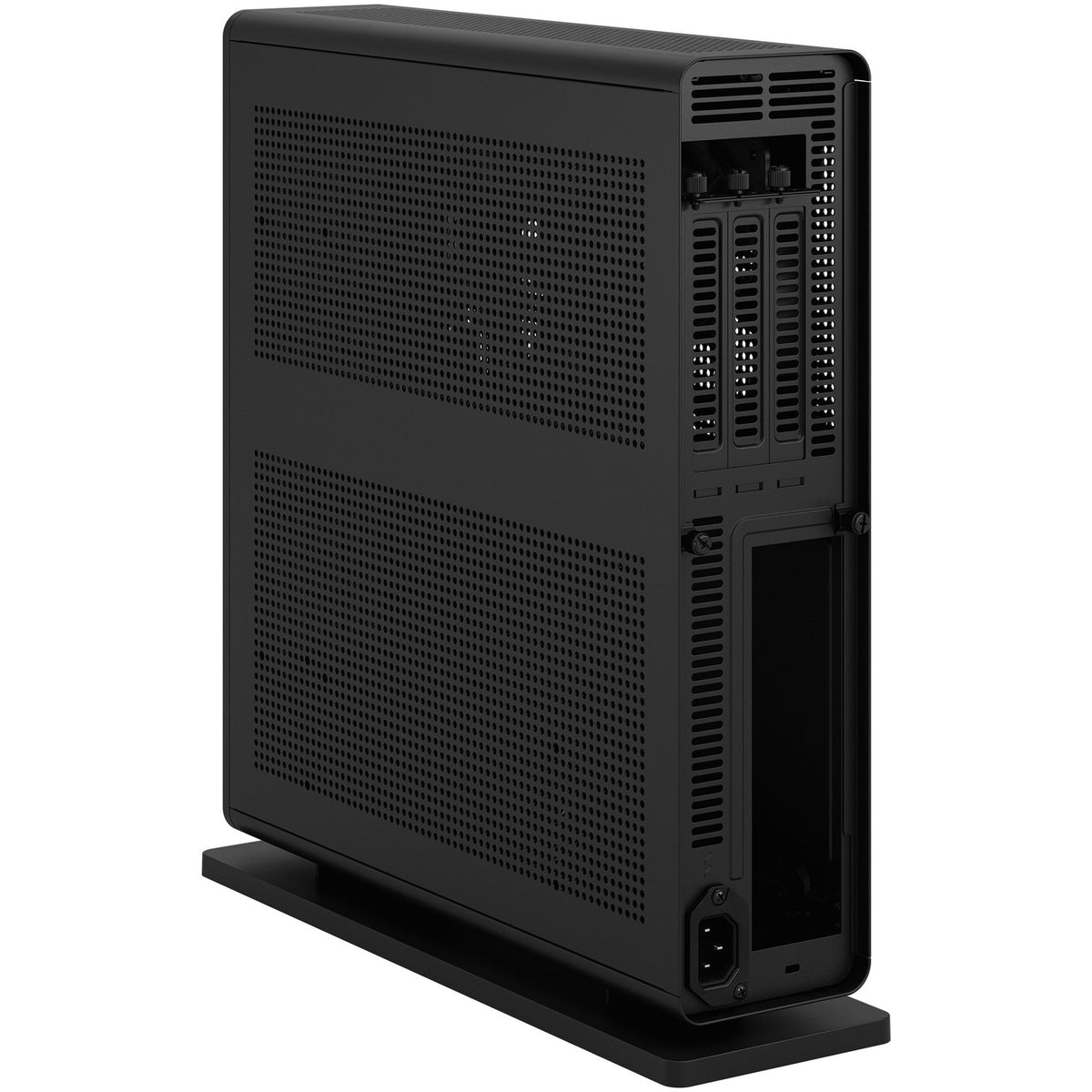 Czarna obudowa mini tower Fractal Design Ridge (czarna | 2x USB-A | 1x USB-C)