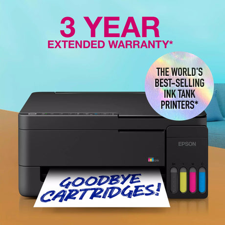 Epson ecotank et-2912 wielofunkcyjna drukarka atramentowa (czarna, skanuje, kopiuje, Wi-Fi, w tym do 3 lat atramentu, c11cl62406)