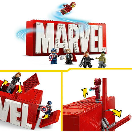 LEGO Super Heroes 76313 Marvel Logo i minifigurki