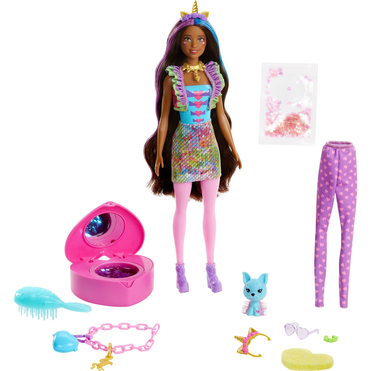 Barbie ujawnia kolory - lalka jednorożec w stylu fantasy