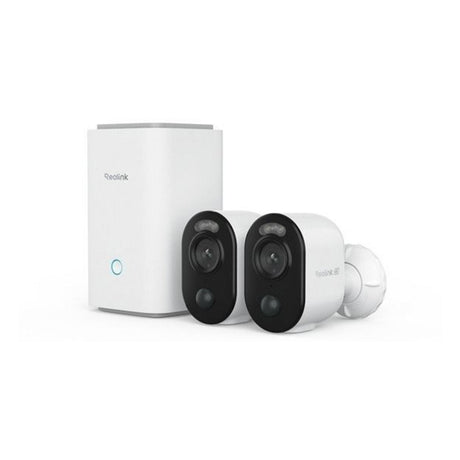 Reolink Home Hub1 z 2x B350 i 1x panelem słonecznym 2 kamera bezpieczeństwa USB-C (biała)