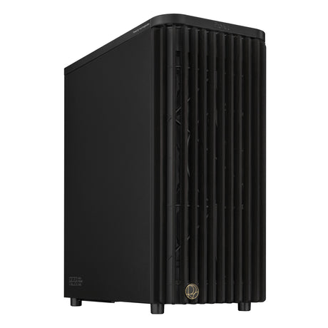 Asus proart pa401 wood Edition - obudowa midi tower z metalowym panelem (czarna | 2x USB-A | 1x USB-C)