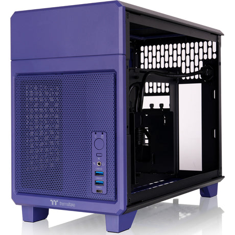Obudowa mini tower Thermaltake tr100 future dusk (fioletowa | 2x USB-A | 1x USB-C)