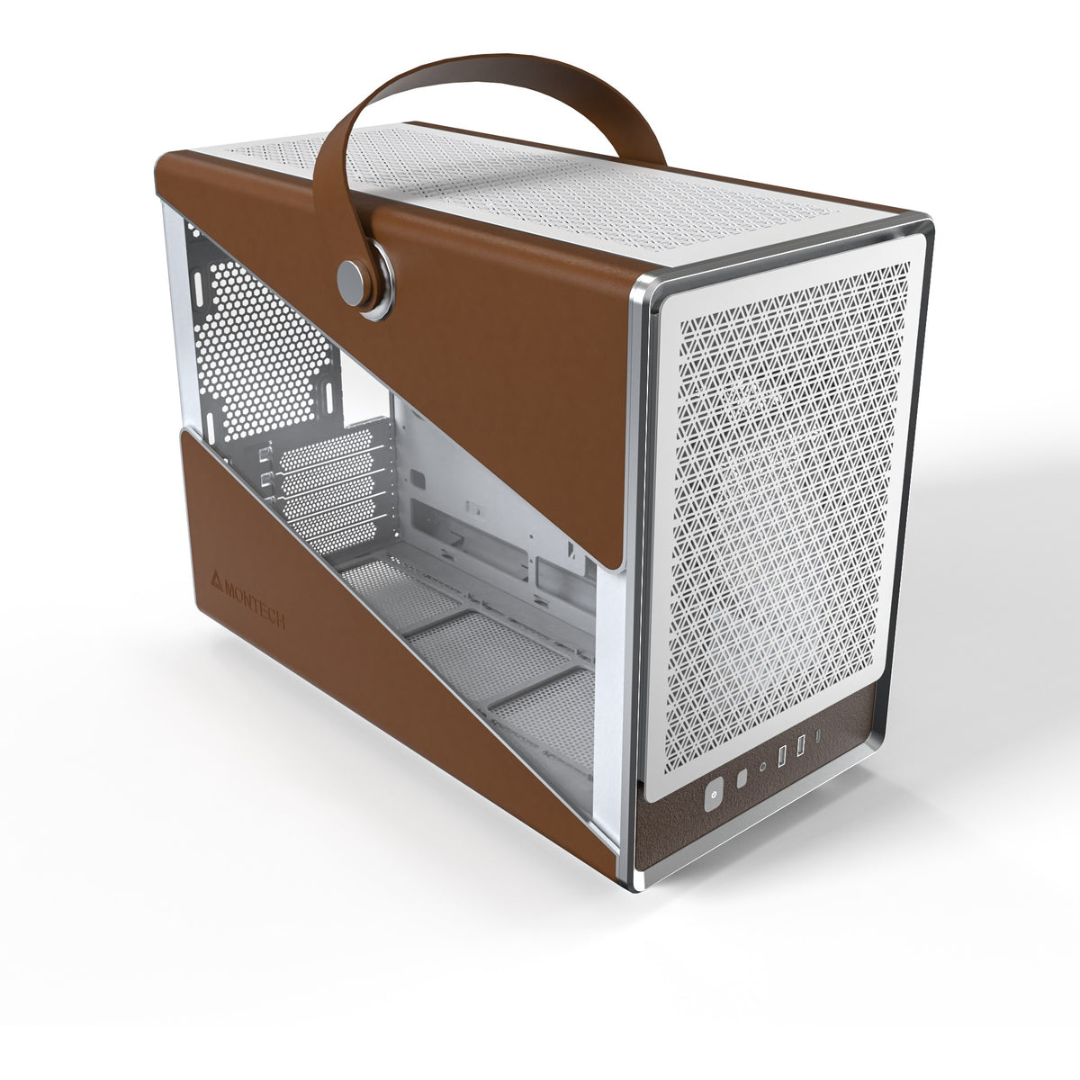 Obudowa Midi Tower Montech (biały beż | 2x USB-A | 1x USB-C)