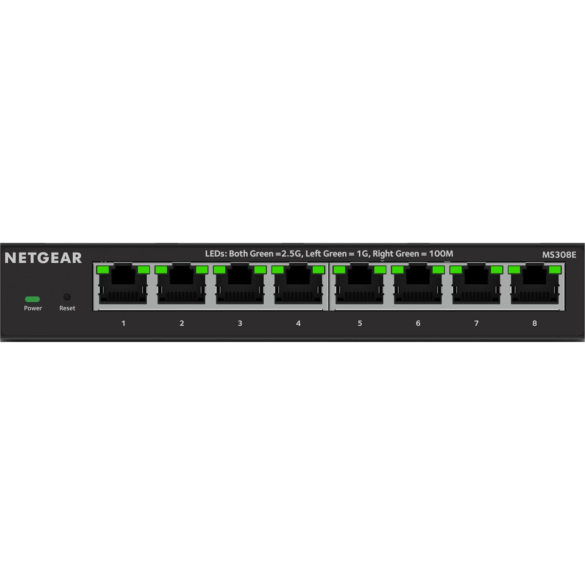 8-portowy przełącznik Multi-Gigbit Ethernet Plus Netgear 2,5G (MS