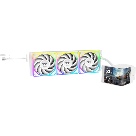 Thermaltake Magcurve 360 Ultra ARGB Sync AIO Liquid Cooler - Snow Edition Chłodzenie wodne (białe)