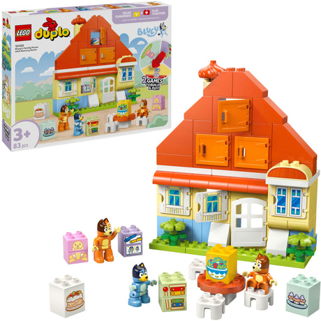 Lego ® duplo® Bluey: Dom Bluey i jej rodzina z grą pamięciową - 10459