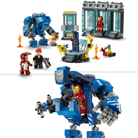 Lego Marvel Laboratorium Iron Mana: zestaw zbrojowni – 76315