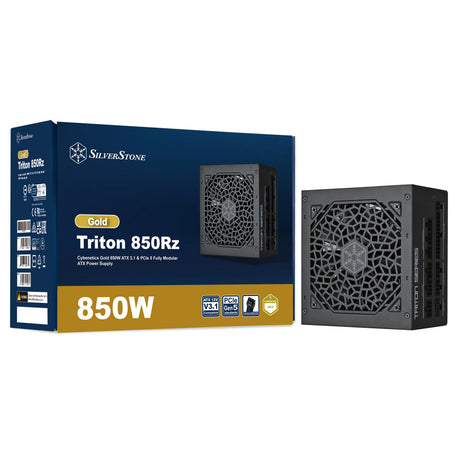 Zasilacz modułowy Silverstone Triton 850rz o mocy 850 W (czarny, 1x 12 V-2x6, 3x pcie)