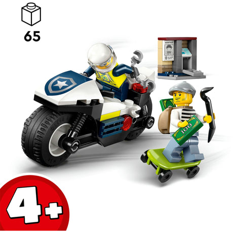 Lego ® pościg miejski na motocyklu policyjnym - 60455