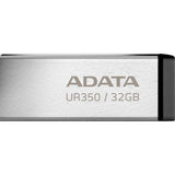 Pendrive Adata ur350 32 GB (nikiel czarny, USB-A 3.2 gen 1 (5 GBit s))