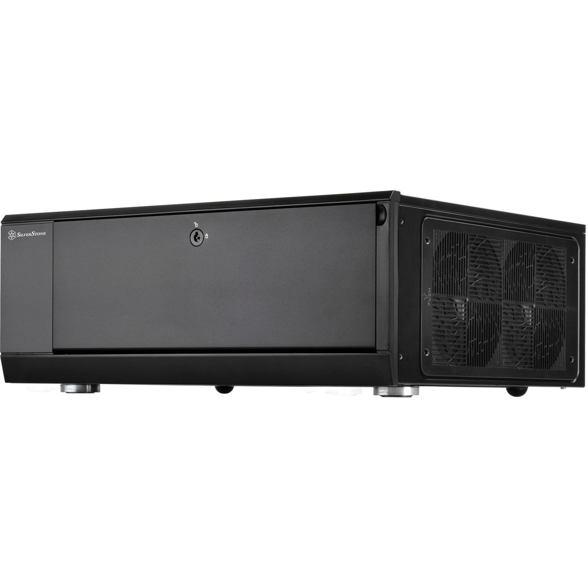 Obudowa Silverstone SST-GD10B HTPC (czarna | 2x USB-A)