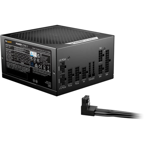Bądź cicho! modułowy zasilacz Power Zone 2 o mocy 1200 W (czarny, 1x 12V-2x6, 3x pcie)