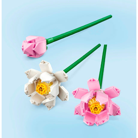 Lego kultowe kwiaty lotosu - kolekcja botaniczna - 40647