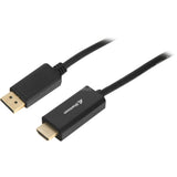 Sharkoon displayport 1.2 > adapter hdmi (czarny, 1 metr, 4k)