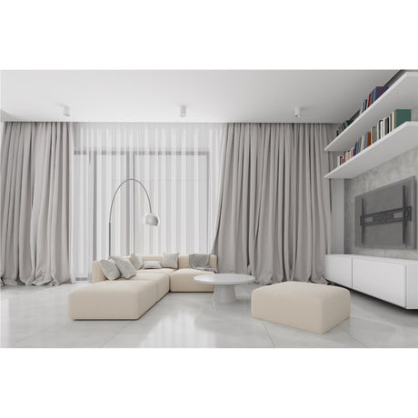Goobay pro stały (xl) uchwyt ścienny (czarny)