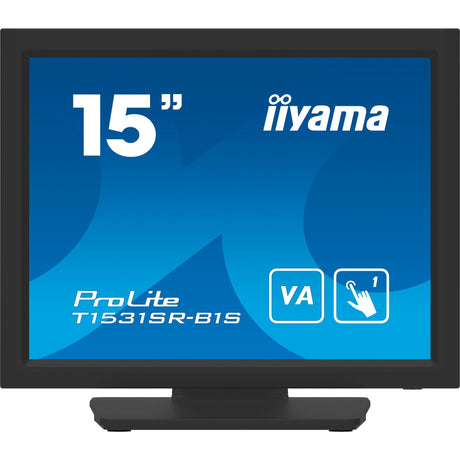 Monitor dotykowy Iiyama prolite t1531sr-b1s 15 (czarny (matowy), hdmi, displayport, vga)